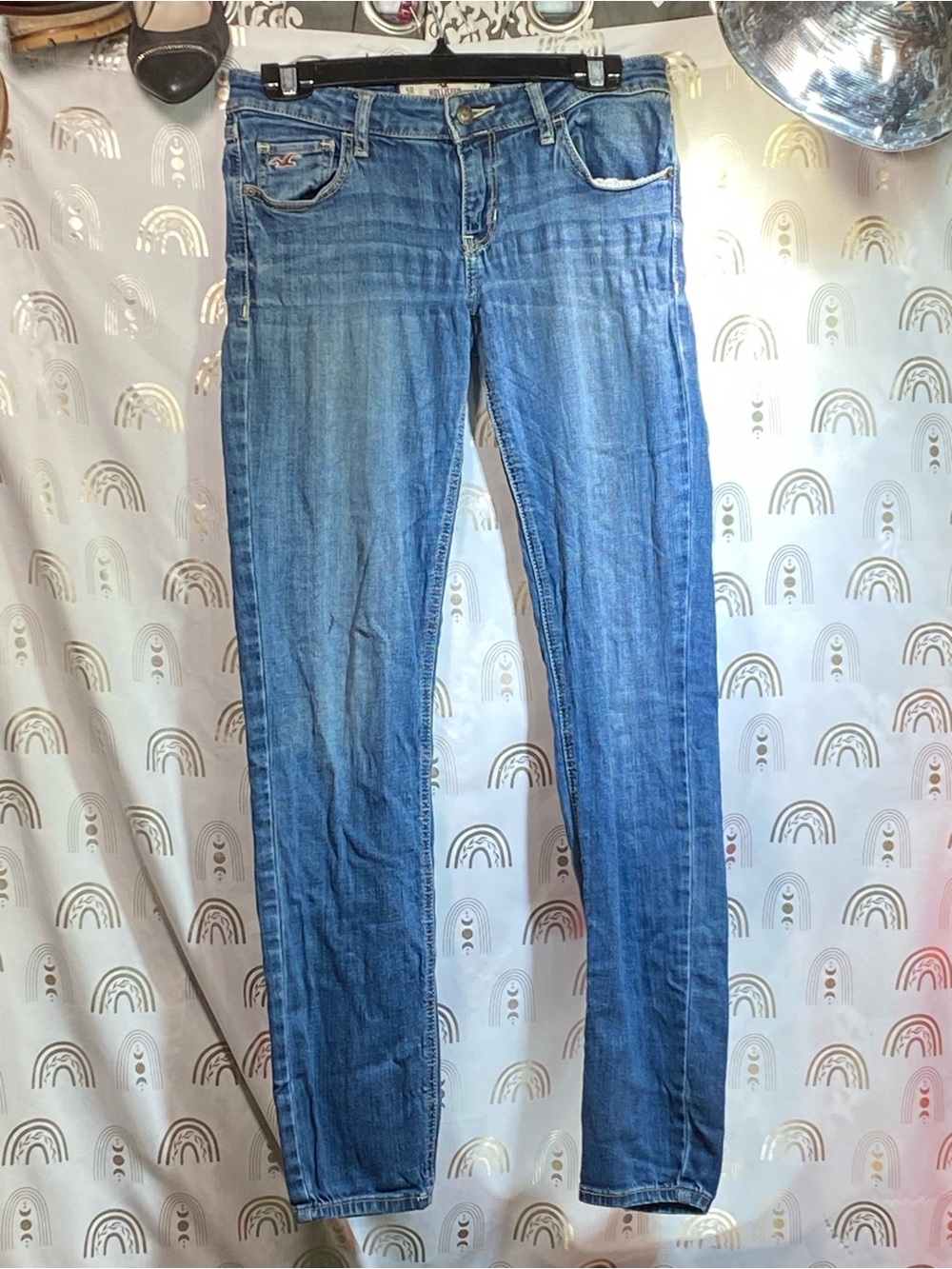Hollister Skinny Jeans in Light Blue Denim